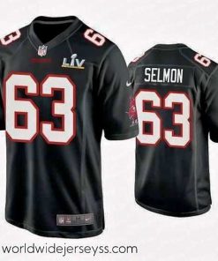 Superbly made Lee Roy Selmon Buccaneers Black Super Bowl Lv Game Fashion Jersey