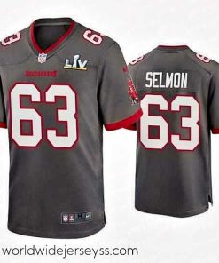 Exquisitely designed Lee Roy Selmon Buccaneers Pewter Super Bowl Lv Game Jersey