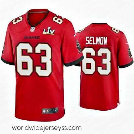 Exquisitely designed Lee Roy Selmon Buccaneers Red Super Bowl Lv Game Jersey