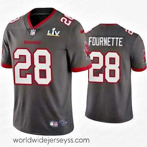 Exceptionally fashioned Leonard Fournette Buccaneers Pewter Super Bowl Lv Vapor Limited Jersey