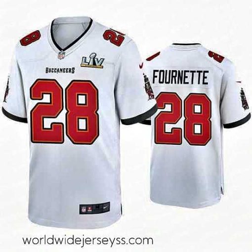 Exceptionally fashioned Leonard Fournette Buccaneers White Super Bowl Lv Game Jersey