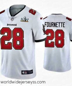 Exquisitely designed Leonard Fournette Buccaneers White Super Bowl Lv Vapor Limited Jersey