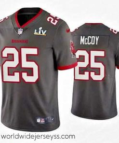 Marvelously styled Lesean Mccoy Buccaneers Pewter Super Bowl Lv Vapor Limited Jersey