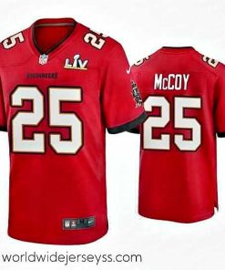 Exceptionally fashioned Lesean Mccoy Buccaneers Red Super Bowl Lv Game Jersey