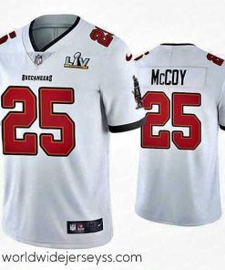 Superbly made Lesean Mccoy Buccaneers White Super Bowl Lv Vapor Limited Jersey