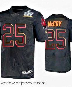 Superbly made Lesean Mccoy Tampa Bay Buccaneers Black Super Bowl Lv Jersey