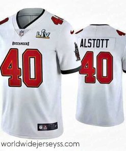 Marvelously styled Mike Alstott Buccaneers White Super Bowl Lv Vapor Limited Jersey