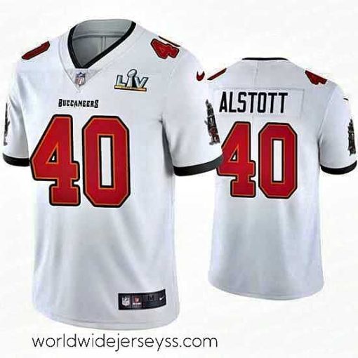 Marvelously styled Mike Alstott Buccaneers White Super Bowl Lv Vapor Limited Jersey