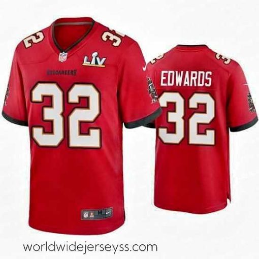 Exceptionally fashioned Mike Edwards Buccaneers Red Super Bowl Lv Game Jersey