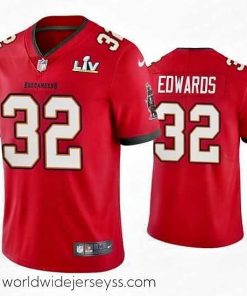 Superbly made Mike Edwards Buccaneers Red Super Bowl Lv Vapor Limited Jersey