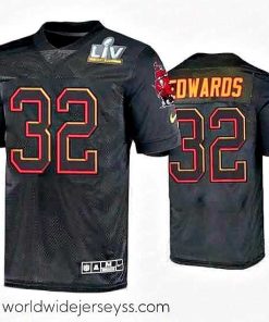 Exquisitely designed Mike Edwards Tampa Bay Buccaneers Black Super Bowl Lv Jersey