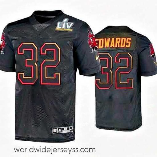 Exquisitely designed Mike Edwards Tampa Bay Buccaneers Black Super Bowl Lv Jersey