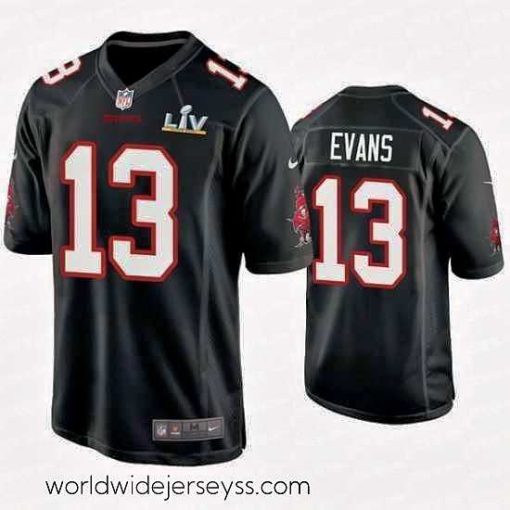 Finely crafted Mike Evans Buccaneers Black Super Bowl Lv Game Fashion Jersey