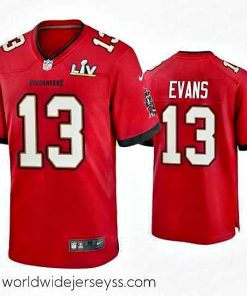 Exceptionally fashioned Mike Evans Buccaneers Red Super Bowl Lv Game Jersey