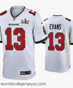 Superbly made Mike Evans Buccaneers White Super Bowl Lv Game Jersey