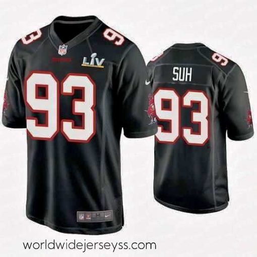 Exceptionally fashioned Ndamukong Suh Buccaneers Black Super Bowl Lv Game Fashion Jersey