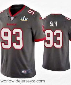 Exquisitely designed Ndamukong Suh Buccaneers Pewter Super Bowl Lv Vapor Limited Jersey