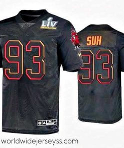 Superbly made Ndamukong Suh Tampa Bay Buccaneers Black Super Bowl Lv Jersey
