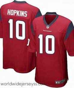 Exceptionally fashioned Nike Houston Texans 10 DeAndre Hopkins Game Red Alternate NFL Jersey