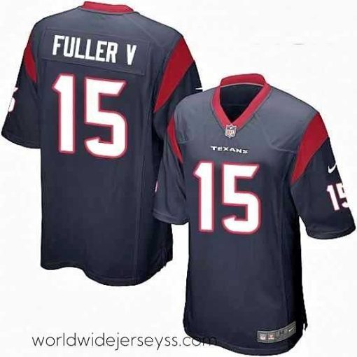 Finely crafted Nike Houston Texans 15 Will Fuller V Game Navy Blue Team Color NFL Jersey