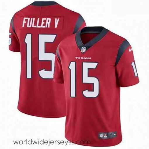 Exquisitely designed Nike Houston Texans 15 Will Fuller V Limited Red Alternate Vapor Untouchable NFL Jersey