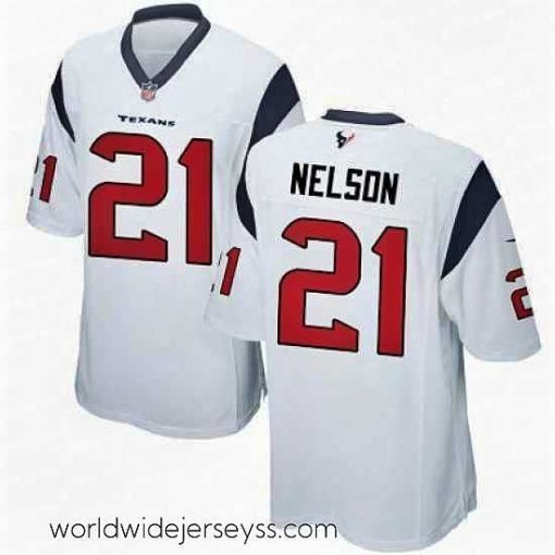 Superbly made Nike Houston Texans 21 Steven Nelson White Vapor Limited Jersey