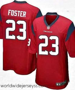 Exceptionally fashioned Nike Houston Texans 23 Arian Foster Game Red Alternate NFL Jersey