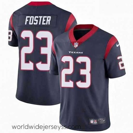 Superbly made Nike Houston Texans 23 Arian Foster Limited Navy Blue Team Color Vapor Untouchable NFL Jersey