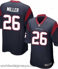 Exceptionally fashioned Nike Houston Texans 26 Lamar Miller Game Navy Blue Team Color NFL Jersey