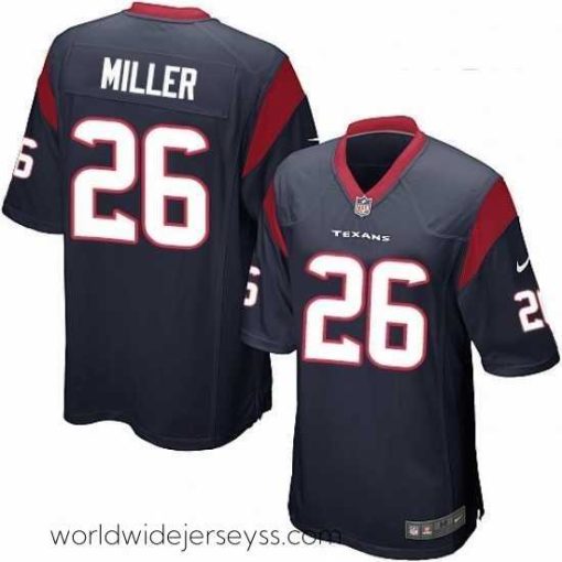Exceptionally fashioned Nike Houston Texans 26 Lamar Miller Game Navy Blue Team Color NFL Jersey