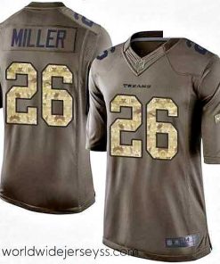 Finely crafted Nike Houston Texans 26 Lamar Miller Limited Green Salute to Service NFL Jersey