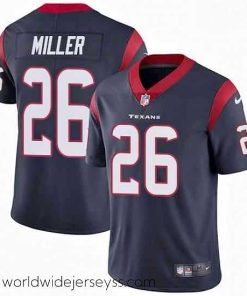 Superbly made Nike Houston Texans 26 Lamar Miller Limited Navy Blue Team Color Vapor Untouchable NFL Jersey