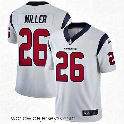 Superbly made Nike Houston Texans 26 Lamar Miller Limited White Vapor Untouchable NFL Jersey