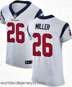 Exquisitely designed Nike Houston Texans 26 Lamar Miller White Vapor Untouchable Elite Player NFL Jersey