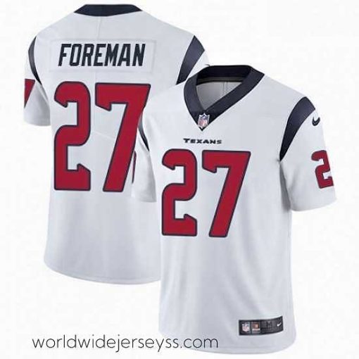 Exquisitely designed Nike Houston Texans 27 DOnta Foreman Limited White Vapor Untouchable NFL Jersey