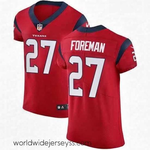Exceptionally fashioned Nike Houston Texans 27 DOnta Foreman Red Alternate Vapor Untouchable Elite Player NFL Jersey