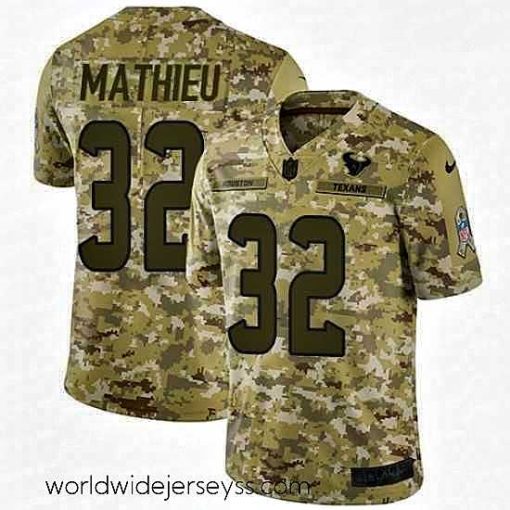 Marvelously styled Nike Houston Texans 32 Tyrann Mathieu Limited Camo 2018 Salute to Service NFL Jersey