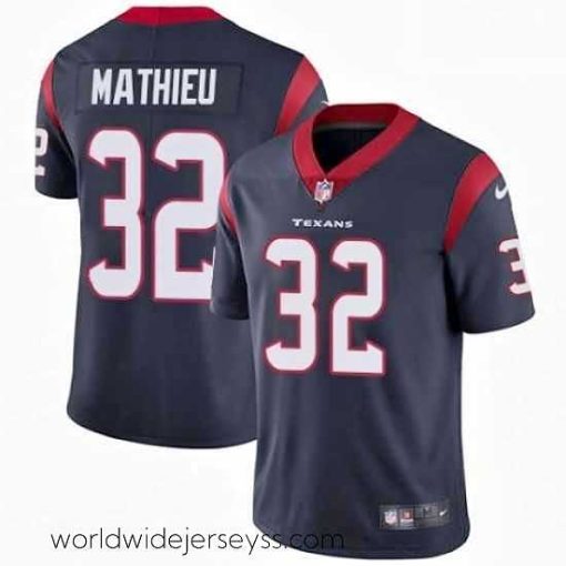 Exquisitely designed Nike Houston Texans 32 Tyrann Mathieu Navy Blue Team Color Vapor Untouchable Limited Player NFL Jersey