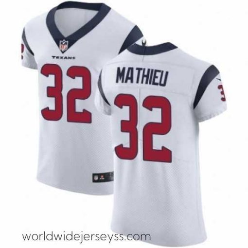 Marvelously styled Nike Houston Texans 32 Tyrann Mathieu White Vapor Untouchable Elite Player NFL Jersey