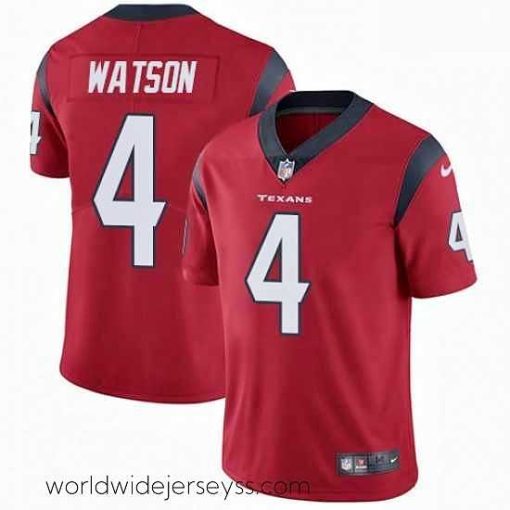 Finely crafted Nike Houston Texans 4 Deshaun Watson Limited Red Alternate Vapor Untouchable NFL Jersey