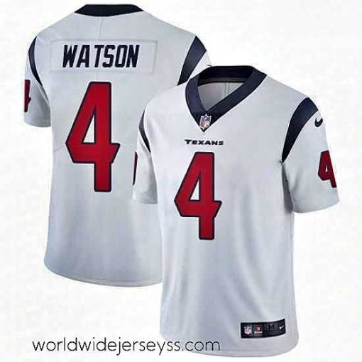 Finely crafted Nike Houston Texans 4 Deshaun Watson Limited White Vapor Untouchable NFL Jersey