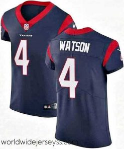 Superbly made Nike Houston Texans 4 Deshaun Watson Navy Blue Team Color Vapor Untouchable Elite Player NFL Jersey