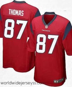 Marvelously styled Nike Houston Texans 87 Demaryius Thomas Game Red Alternate NFL Jersey