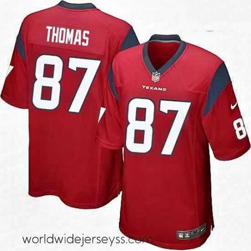 Marvelously styled Nike Houston Texans 87 Demaryius Thomas Game Red Alternate NFL Jersey