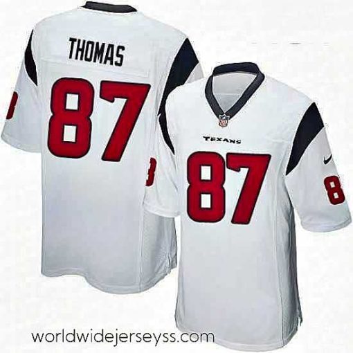 Exquisitely designed Nike Houston Texans 87 Demaryius Thomas Game White NFL Jersey
