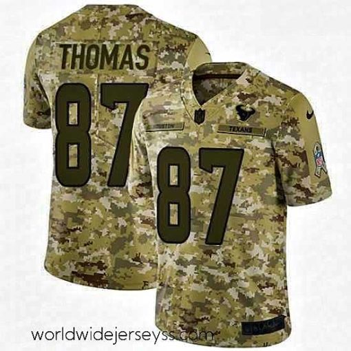 Marvelously styled Nike Houston Texans 87 Demaryius Thomas Limited Camo 2018 Salute to Service NFL Jersey