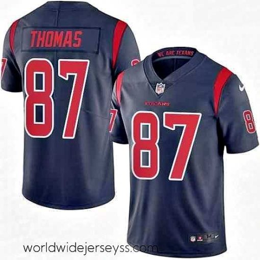 Superbly made Nike Houston Texans 87 Demaryius Thomas Limited Navy Blue Rush Vapor Untouchable NFL Jersey