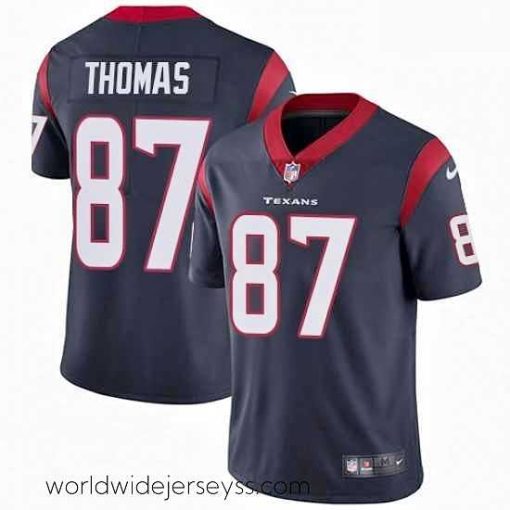 Exceptionally fashioned Nike Houston Texans 87 Demaryius Thomas Navy Blue Team Color Vapor Untouchable Limited Player NFL Jersey