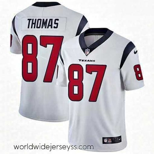 Marvelously styled Nike Houston Texans 87 Demaryius Thomas White Vapor Untouchable Limited Player NFL Jersey