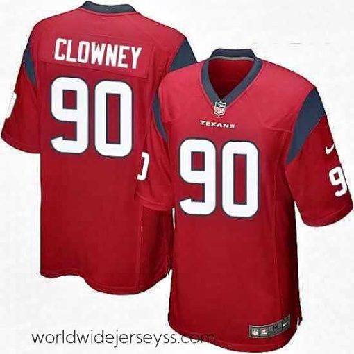 Exceptionally fashioned Nike Houston Texans 90 Jadeveon Clowney Game Red Alternate NFL Jersey